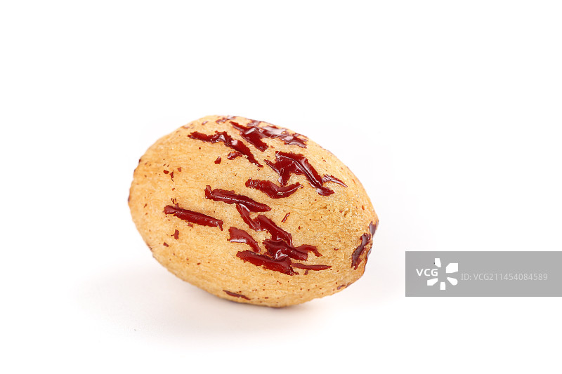 白底上的去皮无核枣图片素材