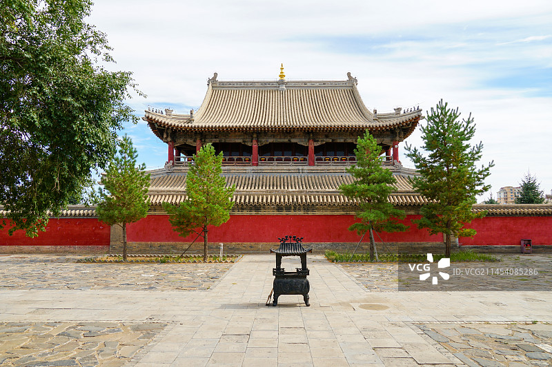 全国文保，内蒙古自治区锡林郭勒盟锡林浩特市贝子庙图片素材