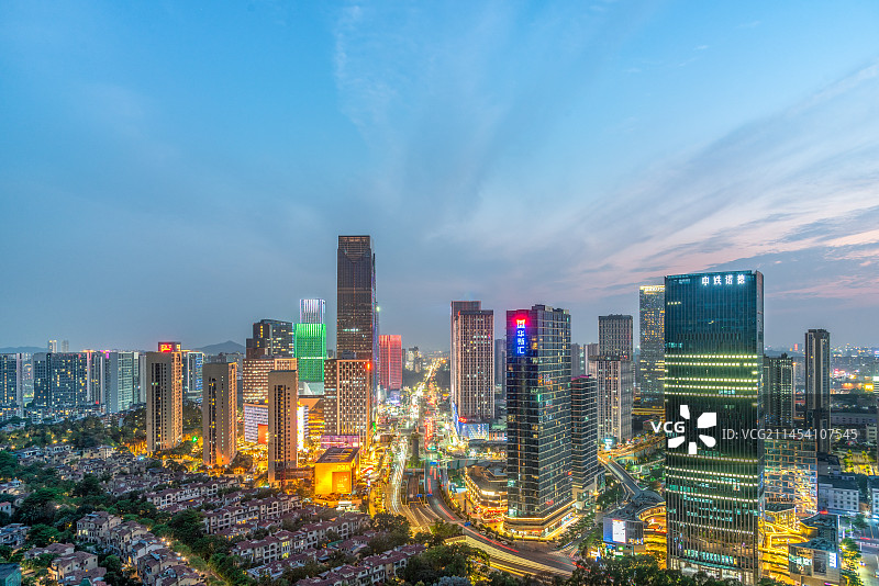 广东省广州市番禺区南村万博商务区万博CBD图片素材