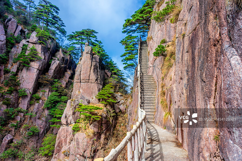 中国安徽黄山西海大峡谷风光图片素材