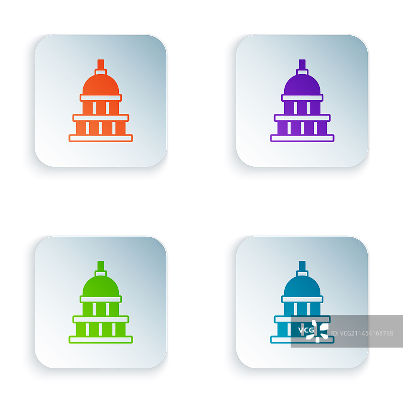 白色房屋图标（白色背景）图片素材