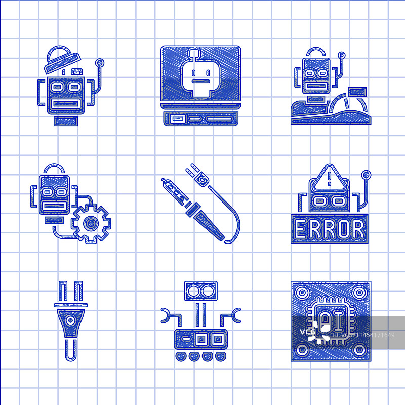 焊接机器人处理器图片素材