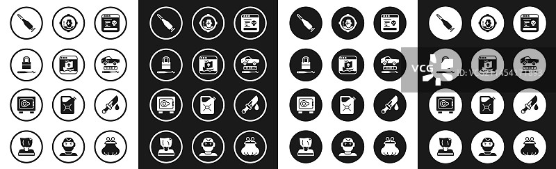 系统漏洞、网络盗版、开锁器图片素材