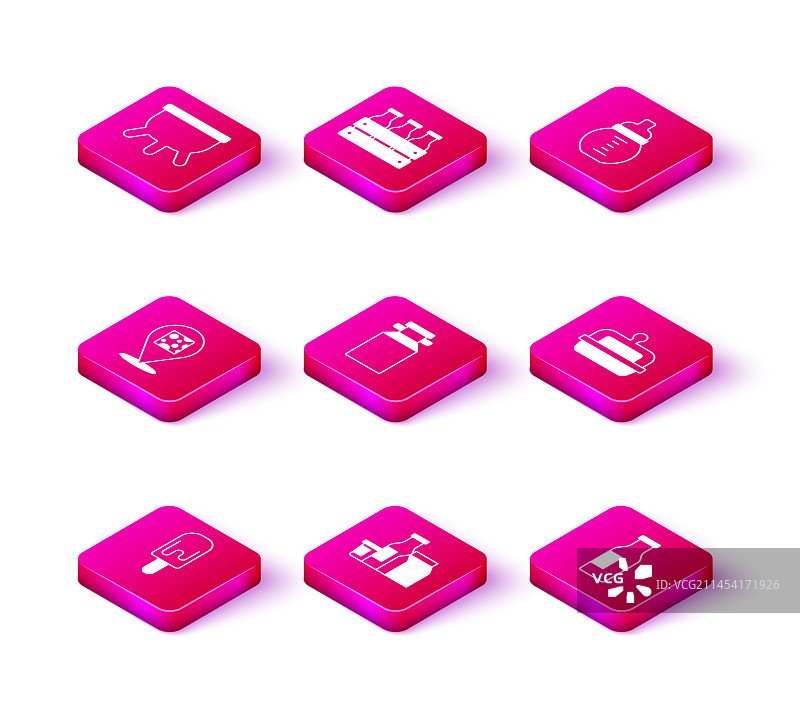 冰淇淋牛奶制品奶酪罐容器套餐图片素材