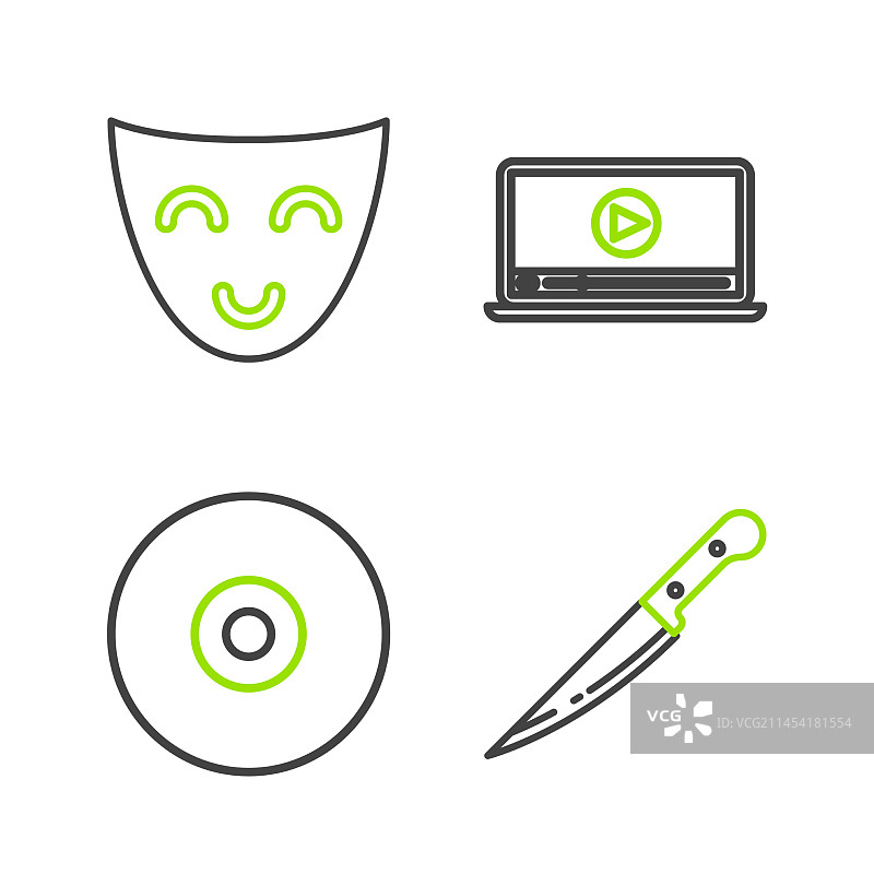 光盘、在线播放视频和刀具系列图片素材