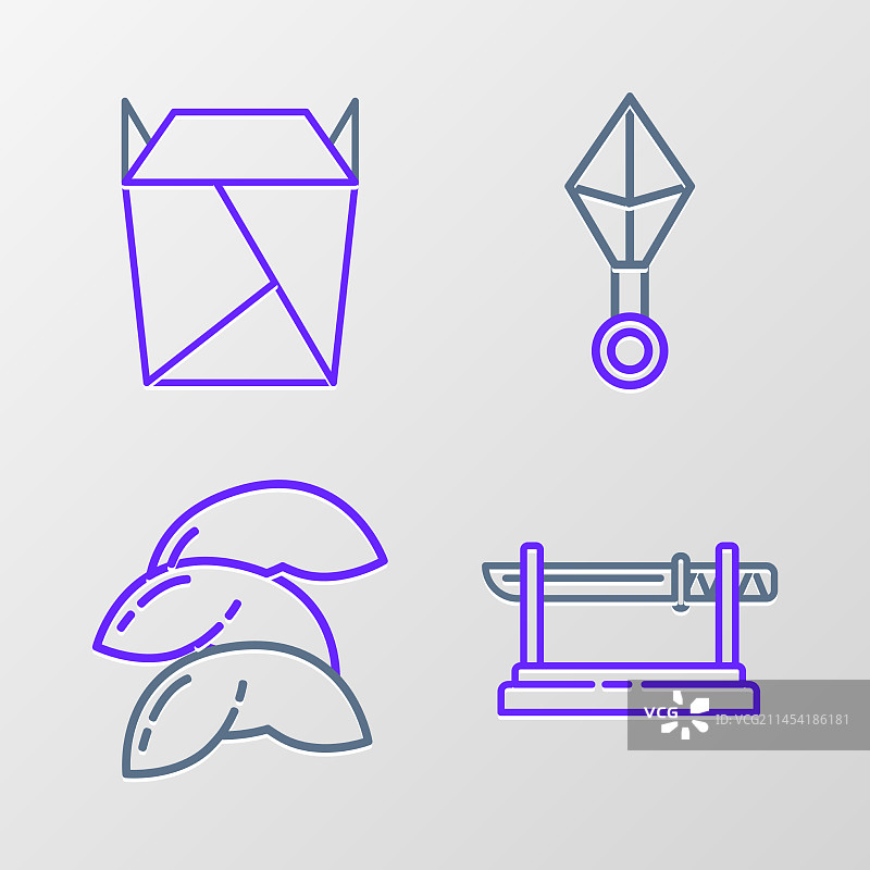 日本武士刀、中国剑图片素材
