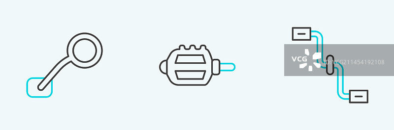 自行车脚蹬和后视镜图标图片素材