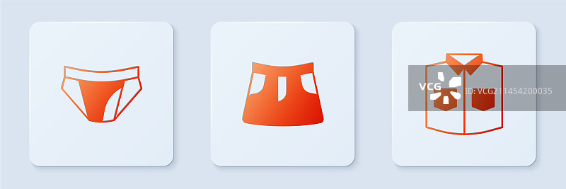 短裙男士内裤衬衫白色方块合集图片素材