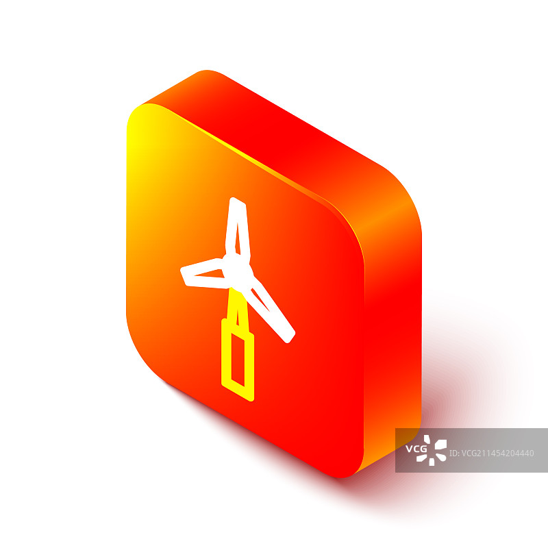 2.5D风力涡轮机图标图片素材