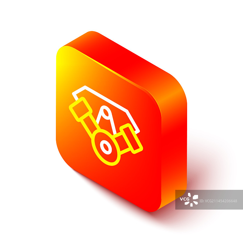 2.5D汽车发动机图标图片素材