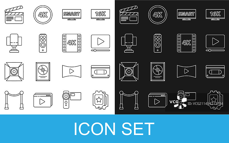 电影票VHS录像带合集图片素材