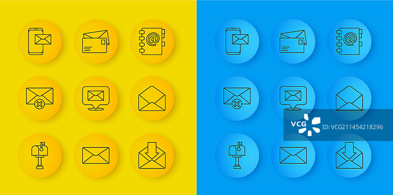 邮箱删除信封语音气泡图片素材