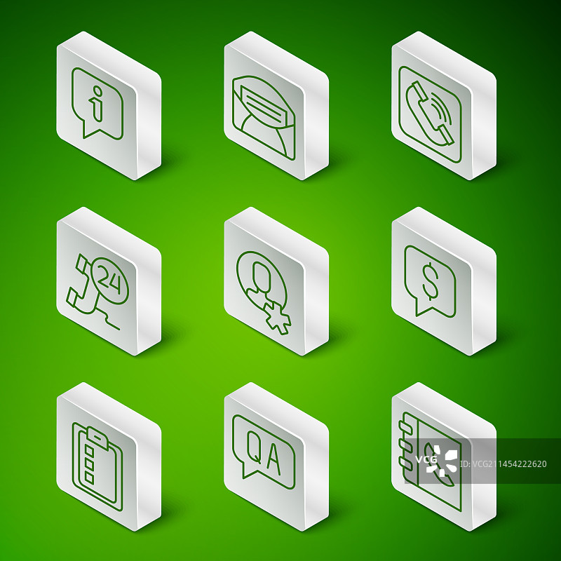 电话簿问答图片素材