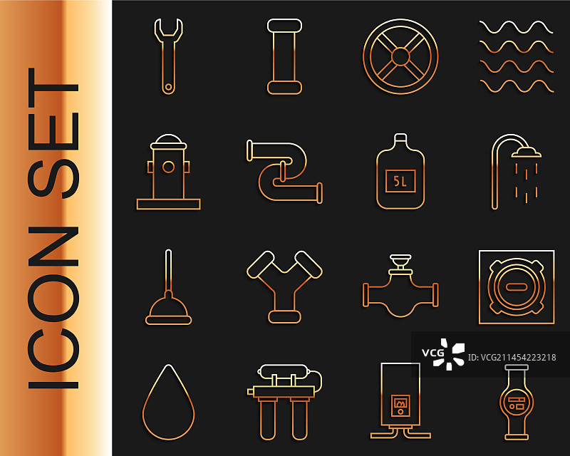 水表、沙井盖、下水道盖、淋浴图片素材
