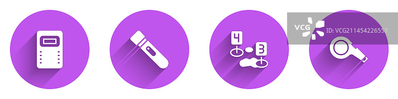 警用防暴盾牌、手电筒与标记图片素材