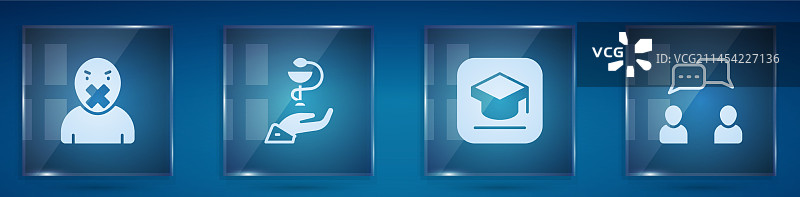 审查与言论自由标志图片素材