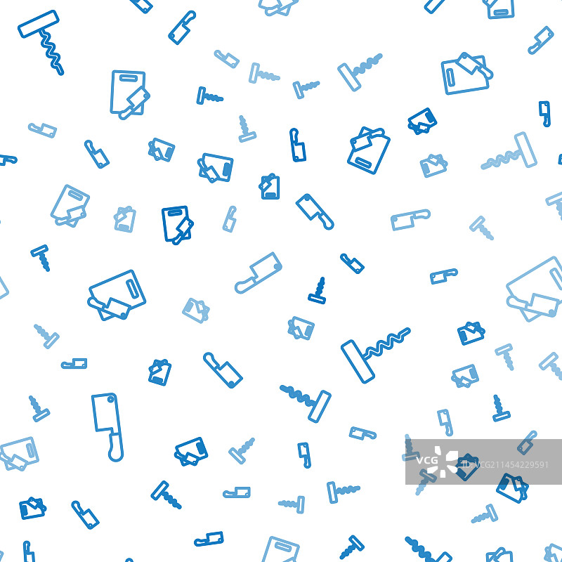 绞肉机红酒拔子砧板线条组合图片素材