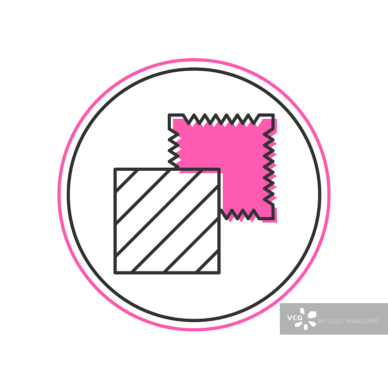 纺织面料卷图标图片素材