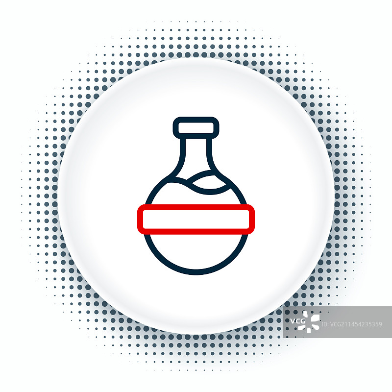 白色背景上的药剂瓶图标图片素材