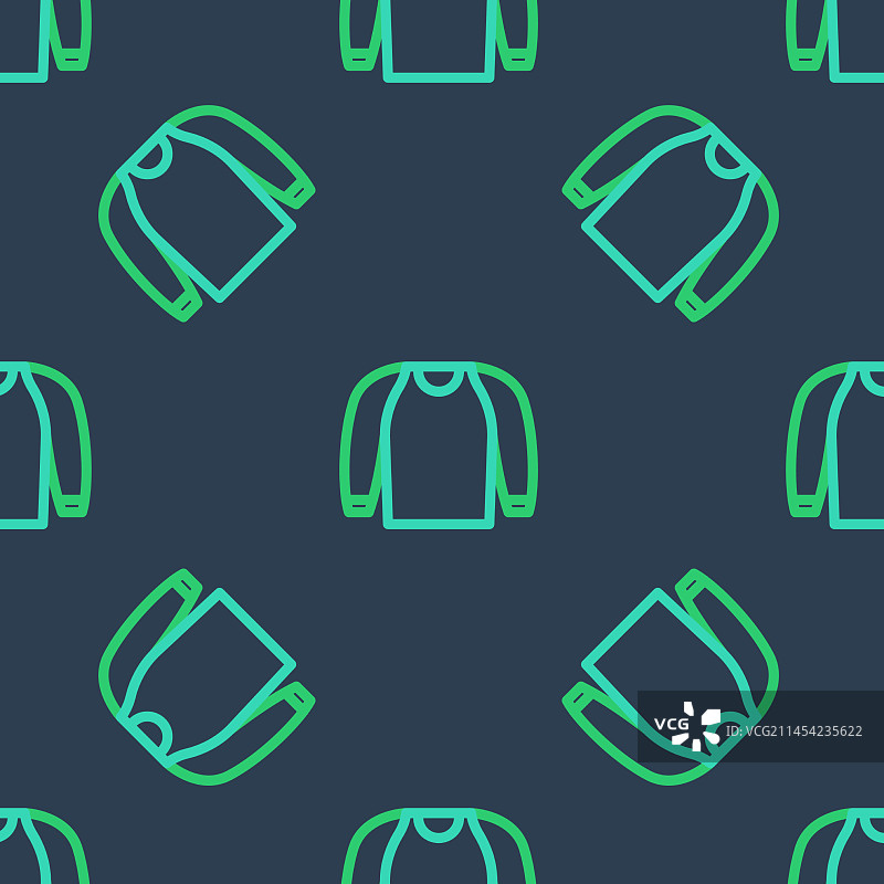 线性毛衣图标无缝图案图片素材
