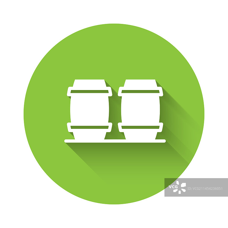 白色木制葡萄酒桶图标图片素材