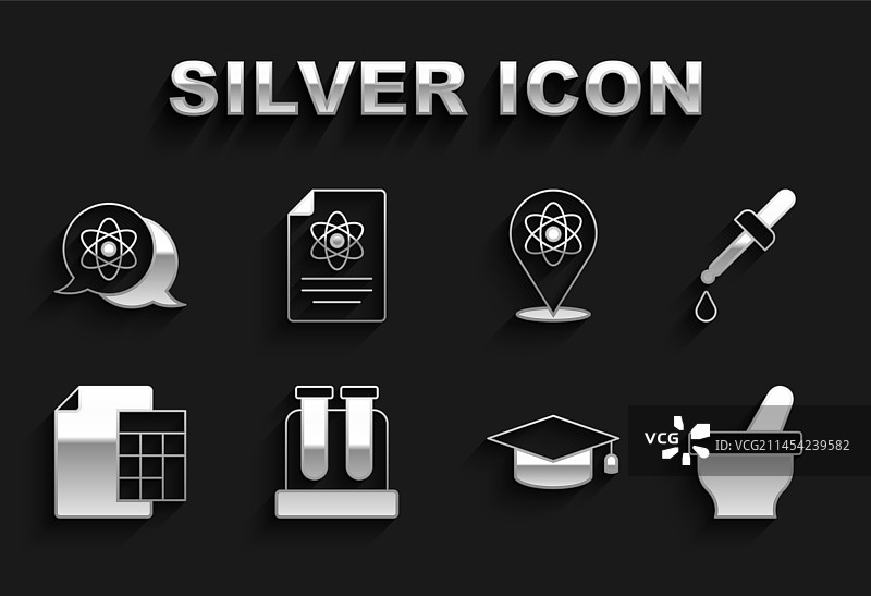 实验器材：试管、滴管和研钵图片素材