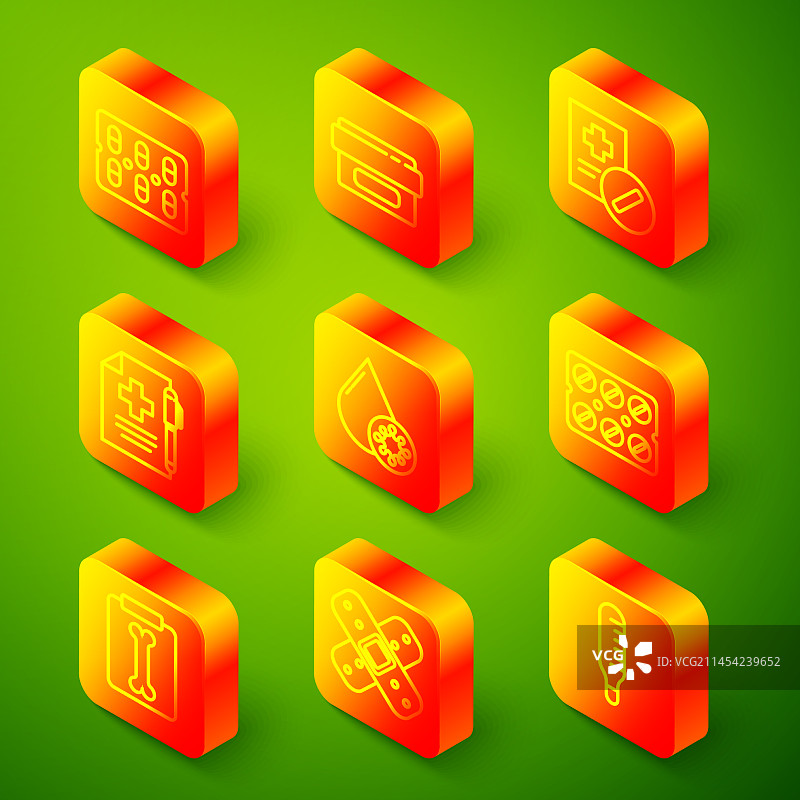 线条板装药丸软膏霜图片素材