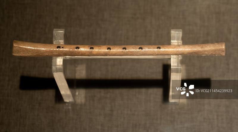 贾湖骨笛  裴李岗文化  河南省博物院图片素材