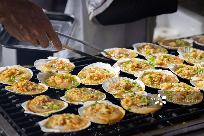 银川夜市生活图片素材