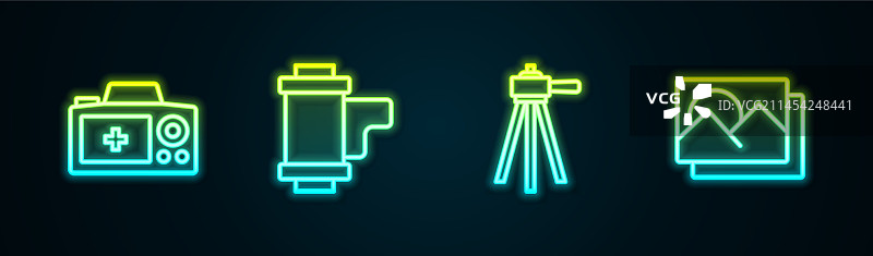 相机、胶卷盒图片素材