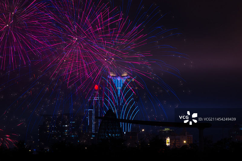 烟花灿烂新葡京图片素材