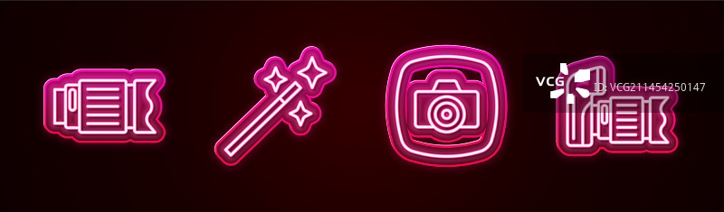 线条相机摄影镜头图片修饰图片素材