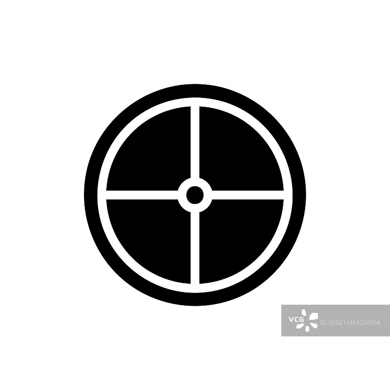 黑色军用目标符号图片素材