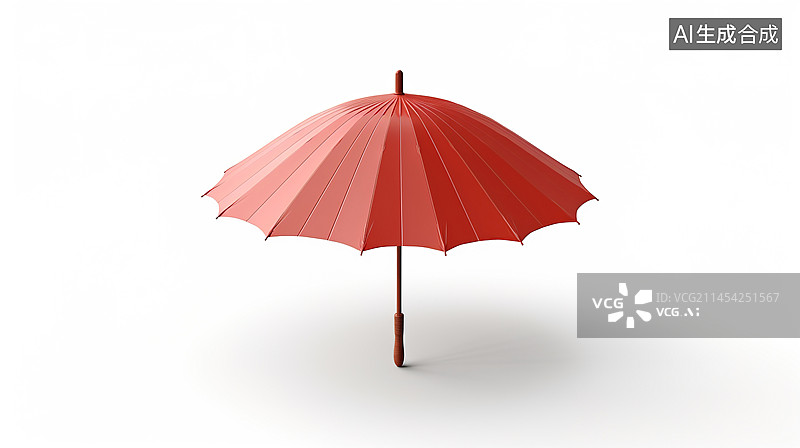 【AI数字艺术】3D雨伞保护伞概念图标图片素材