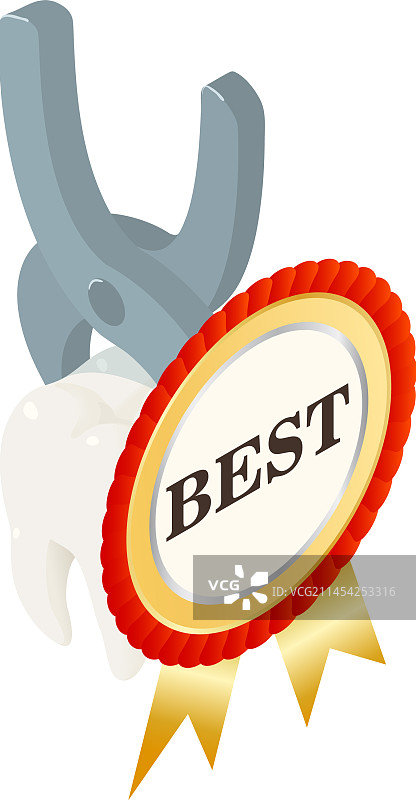 拔牙图标2.5D图片素材