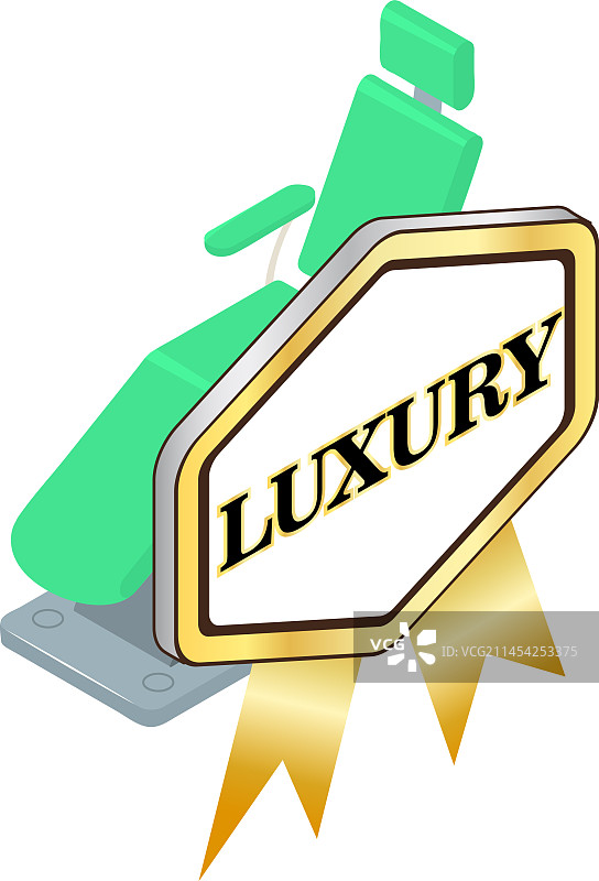 牙科概念图标2.5D现代风格图片素材