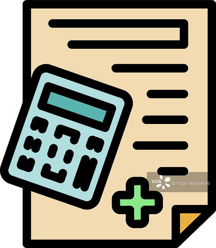 金融文档扁平图标图片素材