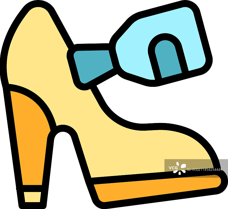 女士鞋子促销标志图片素材