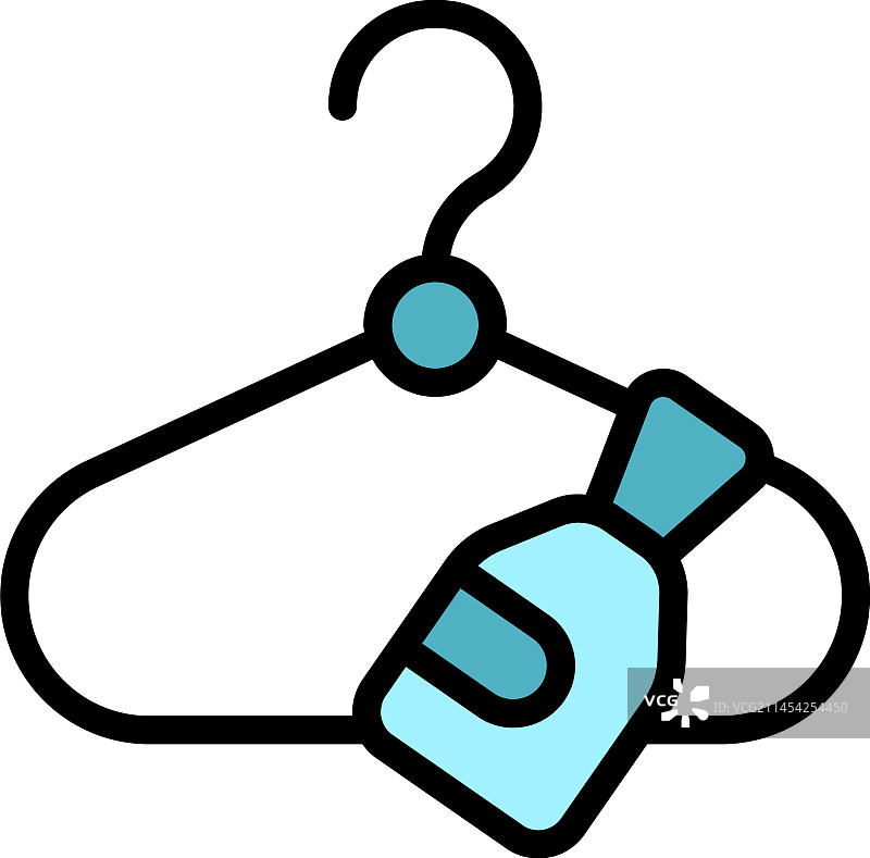 衣架优惠图标（扁平风格）图片素材