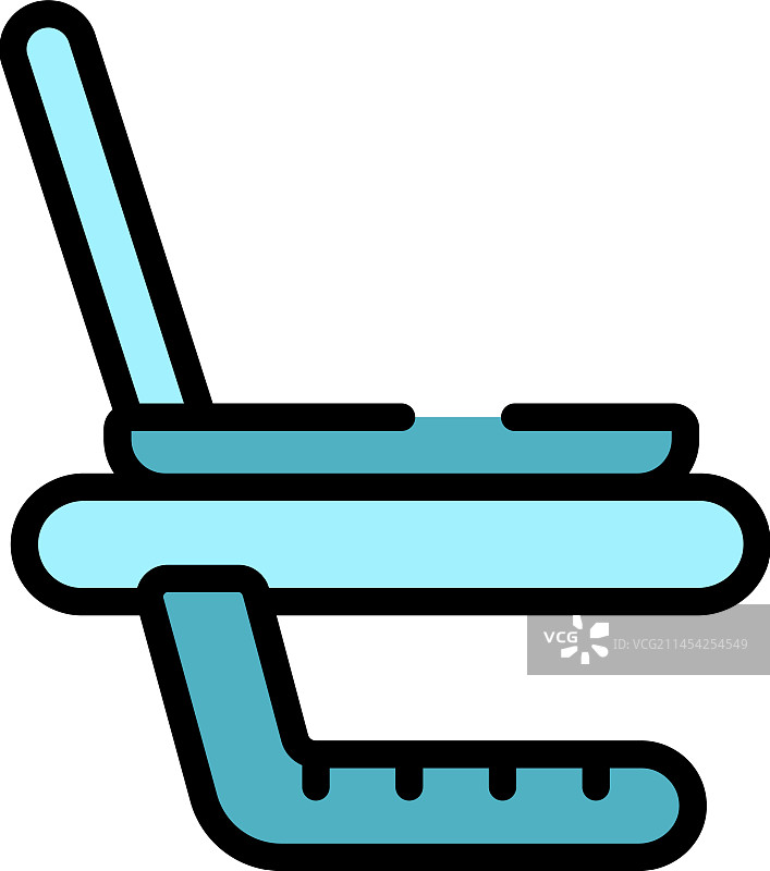 笔记本电脑桌面支架图标（扁平风格）图片素材