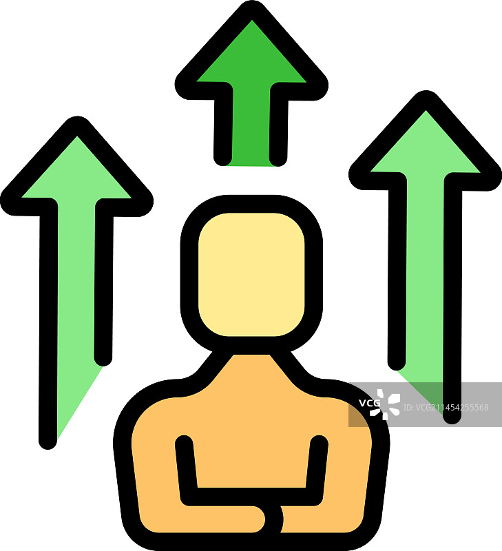 技能提升扁平图标图片素材