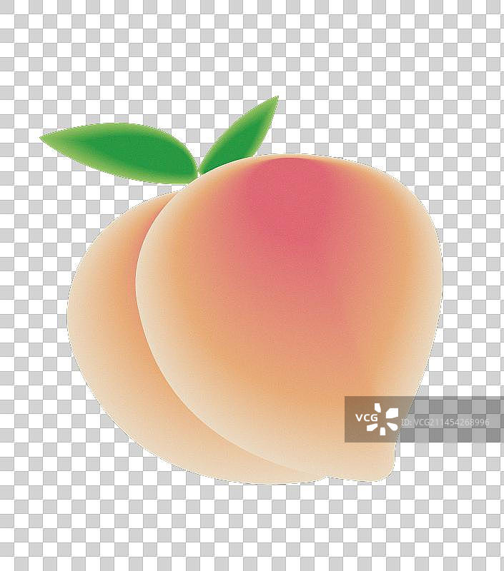 水蜜桃噪点免扣元素图片素材