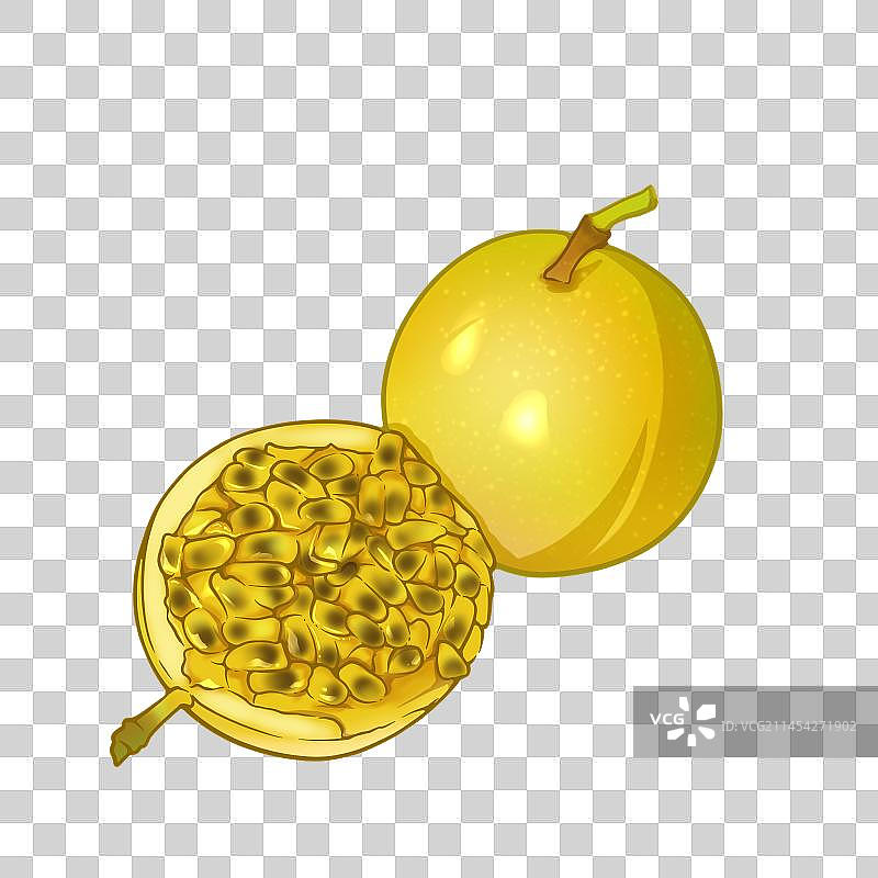 黄金百香果图片素材