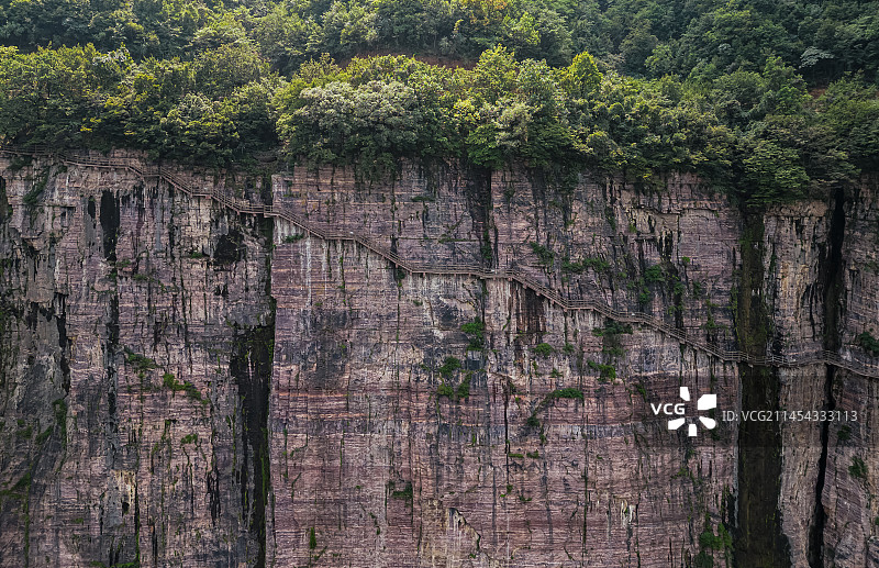 悬空栈道图片素材