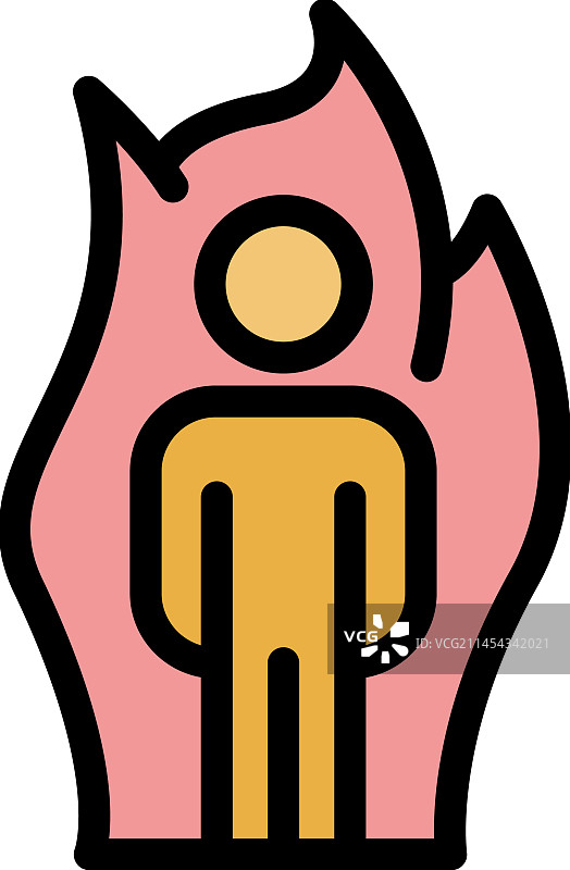 火焰新陈代谢图标图片素材