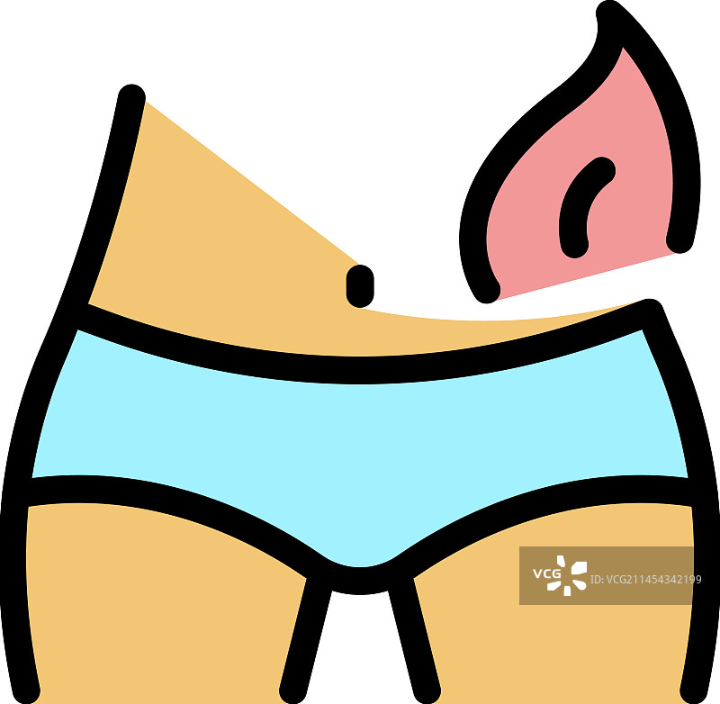 身体护理图标扁平设计图片素材