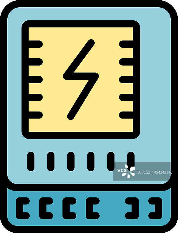在线充电器扁平风格图标图片素材