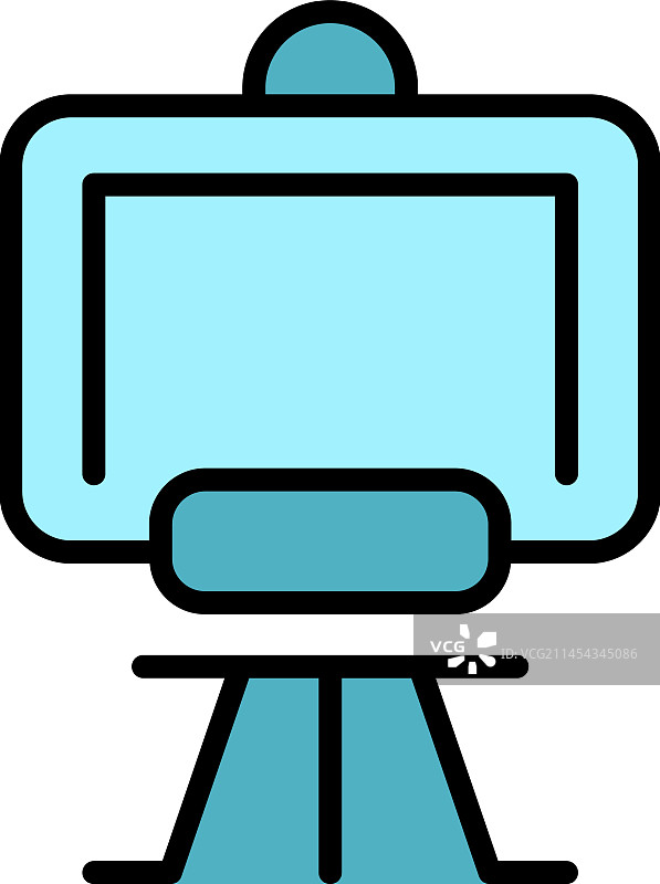 木制画架图标图片素材