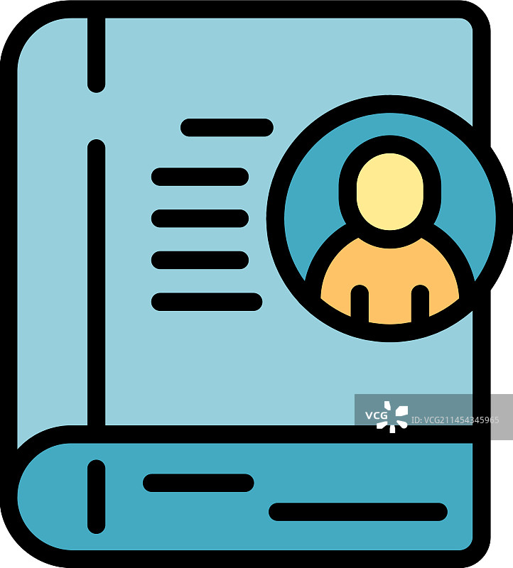 扁平风格课本图标图片素材