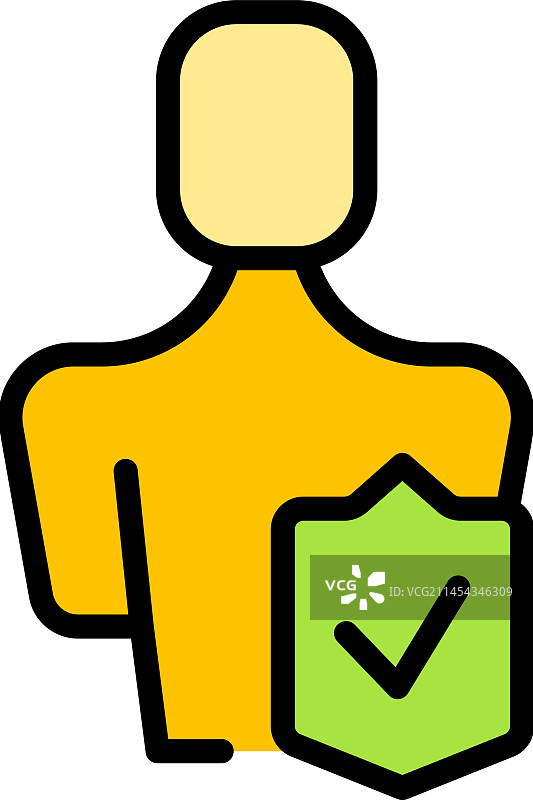 保护人类大脑图标图片素材